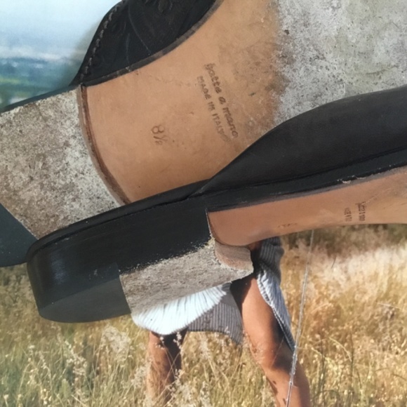 Henry Beguelin Brown Leather Embossed Flats: Women's 8.5; Box Included. - Picture 8 of 9